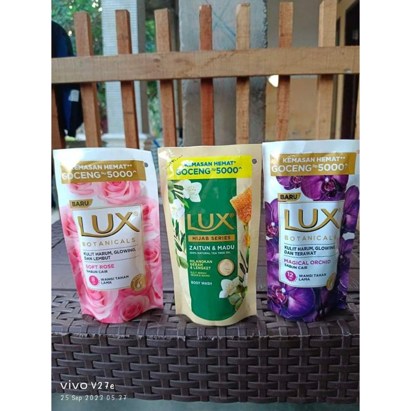 3 pcs sabun mandi cair lux kemasan 5000
