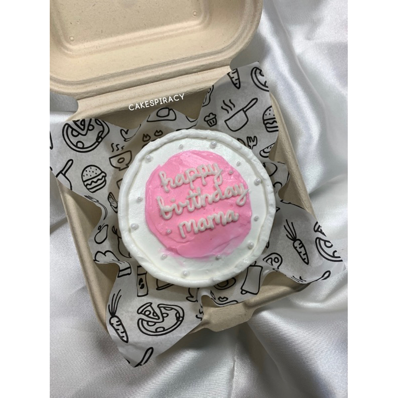 

Mini Korean Cake Pink
