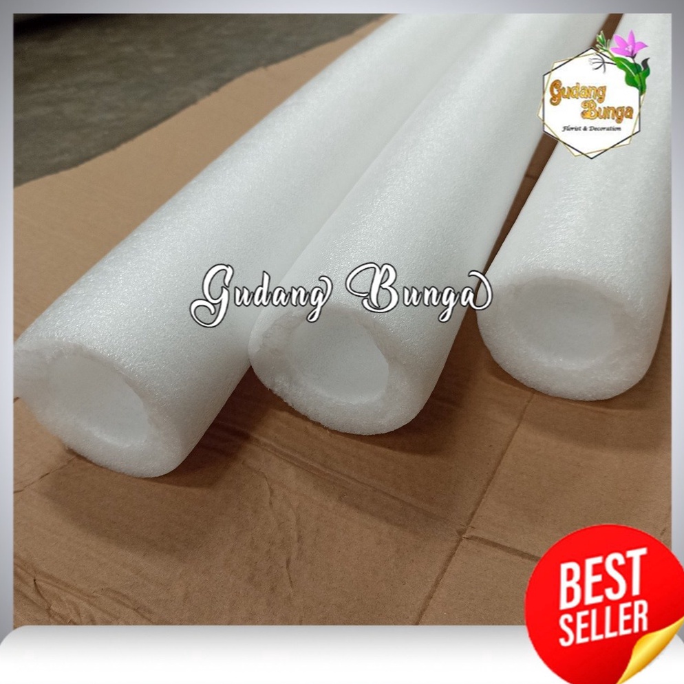 

Baru Foam Busa warna putih Bulat 2 meter Foam Busa Elastis untuk bunga Floral kering dekorasi pelaminan atau lamaran dan untuk bunga Premium artificial hias ACK