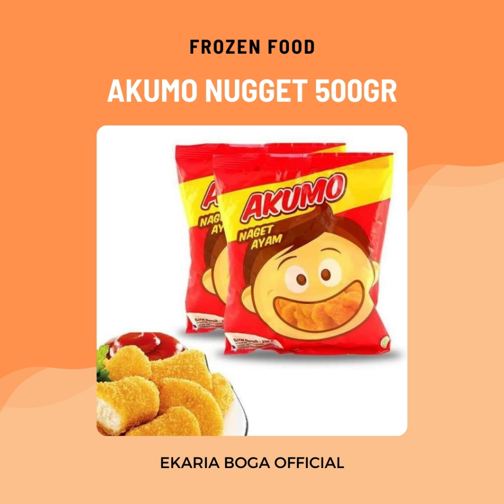 

FROZEN FOOD | NUGGET | AKUMO CHICKEN NUGGET | FIESTA | NAGET AYAM | AKUMO NUGGET 250gr