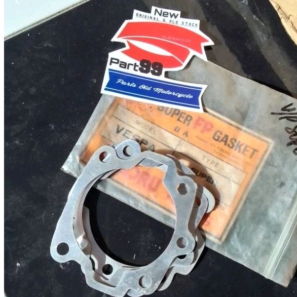 paking perpak gasket boring blok vespa super
