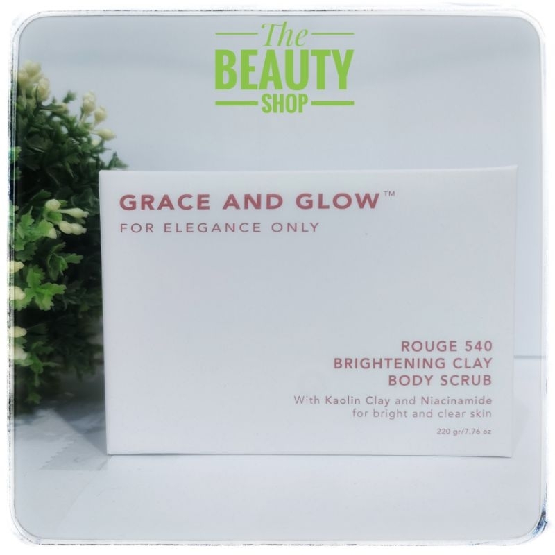 Manado Grace and Glow Rouge 540 Brightening Clay Body Scrub 220gr