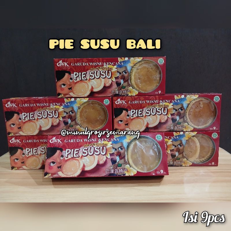 Pie susu BALI gwk BANANA isi 9pcs//pie susu banana isi 9pcs