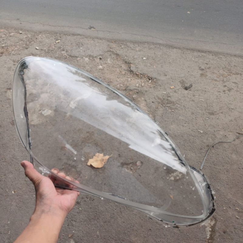 mika headlamp lampu depan Brio Satya mobilio 2012 2013 2014 2015 2016 original copotan mika kaca lam