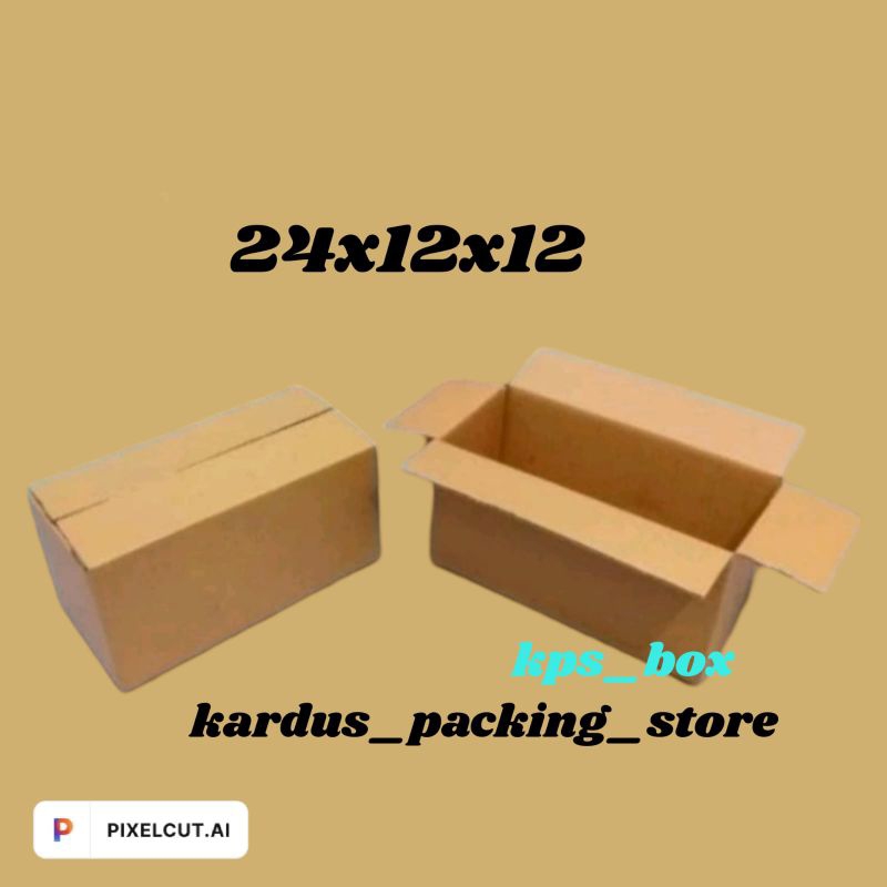 

kardus box packing 24x12x12