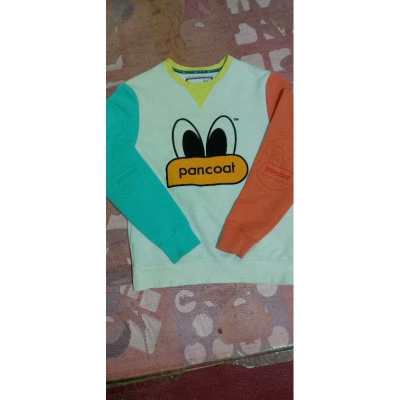 sweater crewneck pancoat 3tone unisex