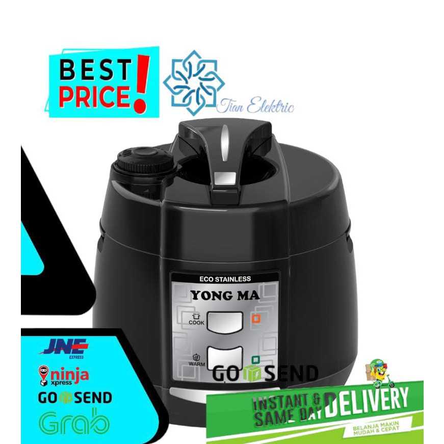 YONG MA SMC-4053 Magic Com 2 Liter Stainless Steel