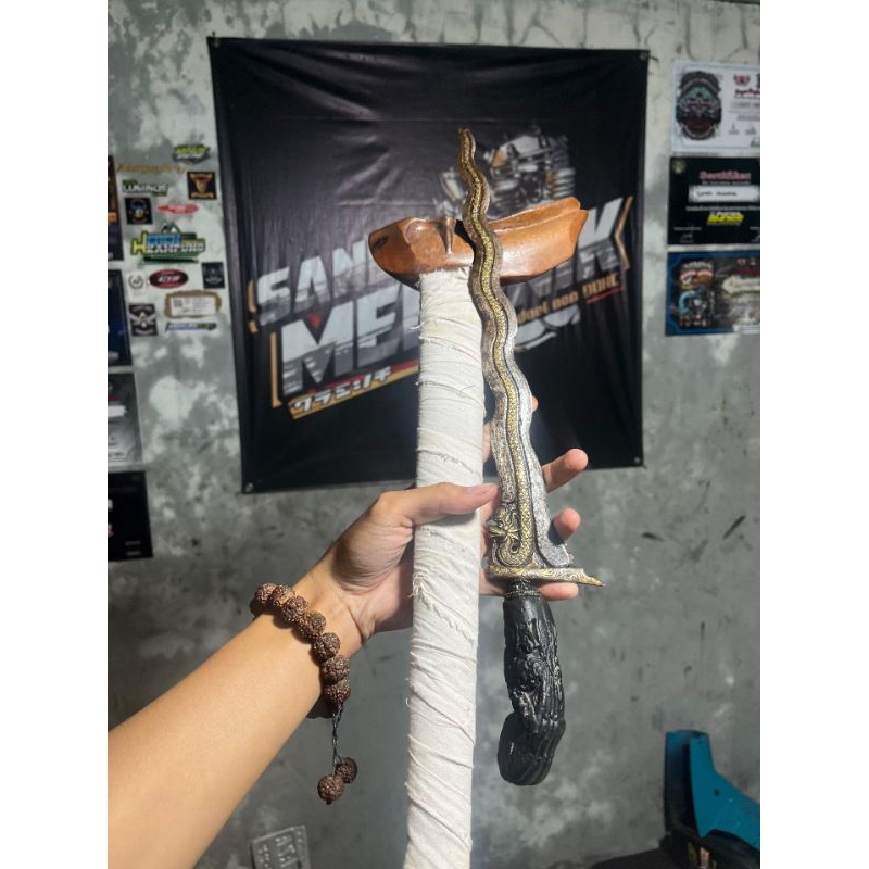 keris nogo Sosro kinatah sepuh lokasian