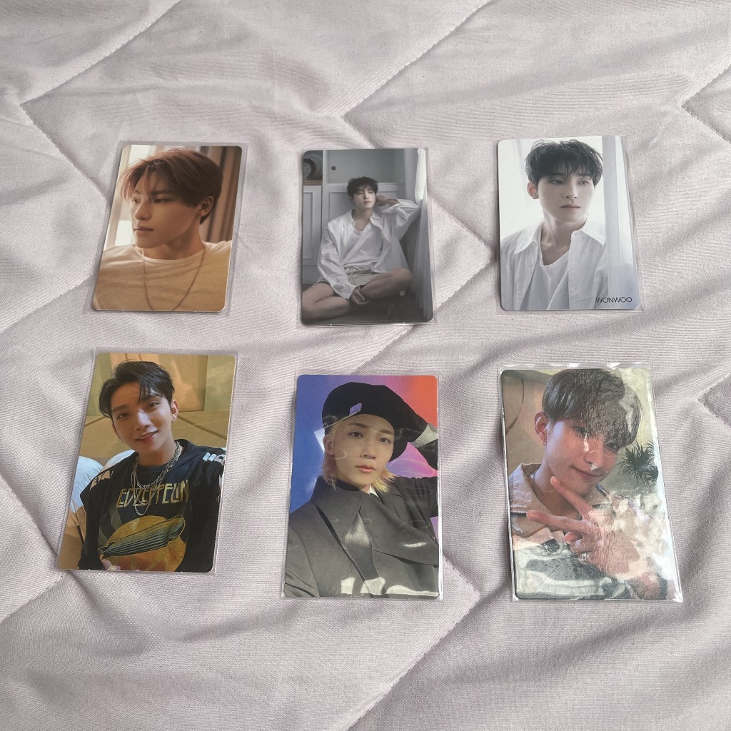 Photocard Seventeen Attacca Dino Wonwoo Joshua Jeonghan DK Weverse POB Carat Version