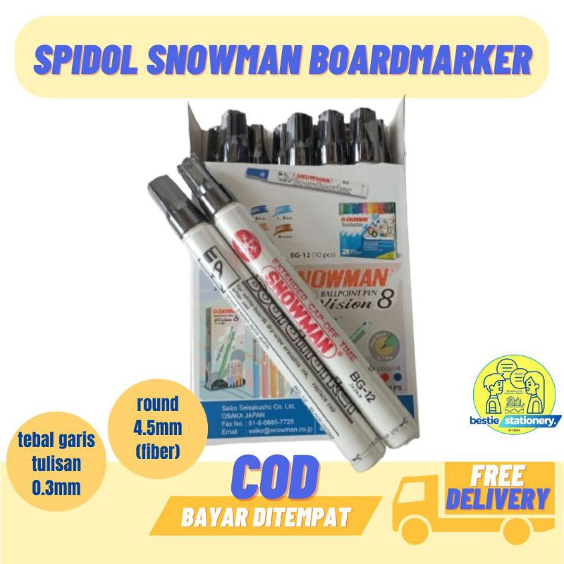 

JUAL SATUAN Spidol Snowman Boadmarker Papan Tulis