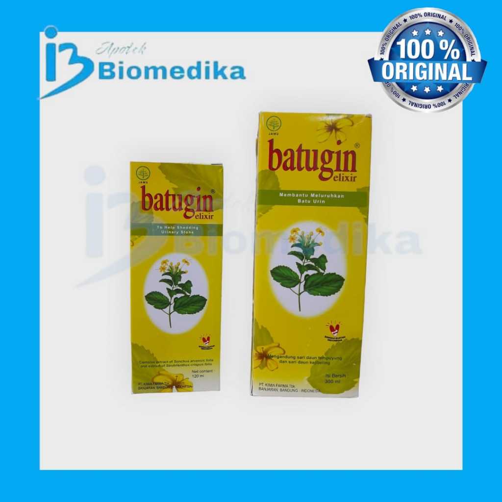 Batugin Elixir Sirup Obat Batu Ginjal 120 ml/ 60 ml