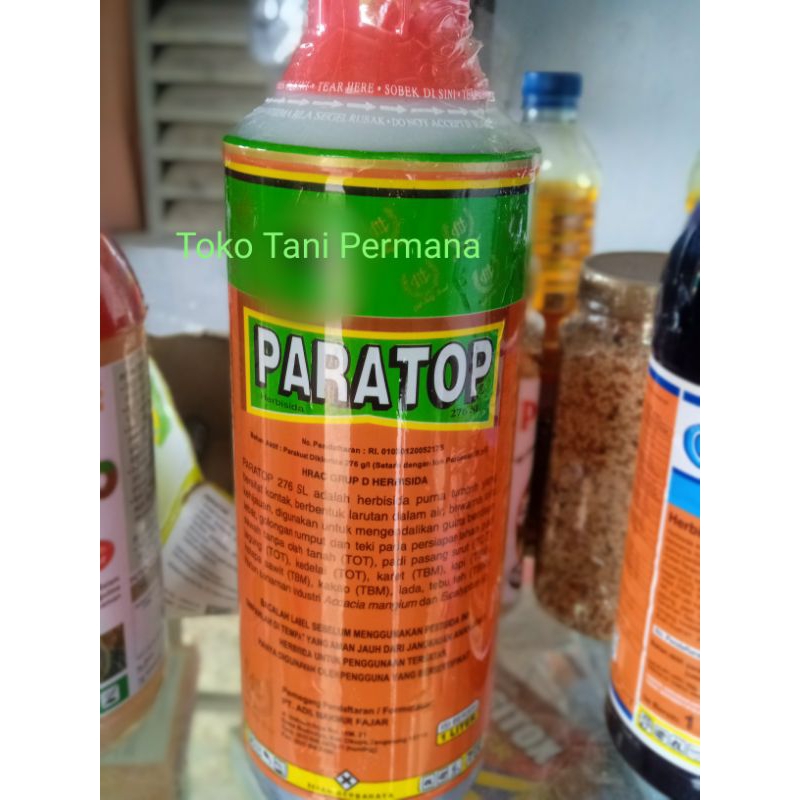 Paratop 276SL kemasan 1 Liter/Racun rumput sistemik/Paratop 1 Liter