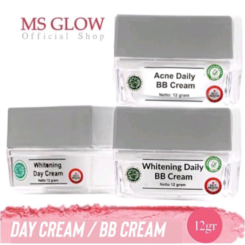 DAY CREAM MS GLOW || MS GLOW BPOM ORI || DAY CREAM GLOWING
