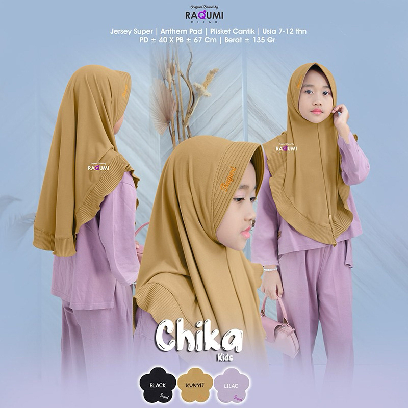 Chika Kids Hijab Raqumi Hijab Anak Hijab Instan Raqumi
