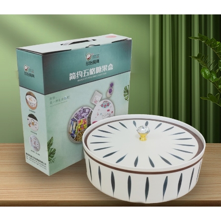 Tempat Manisan Imlek / Wadah Bulat Manisan Imlek