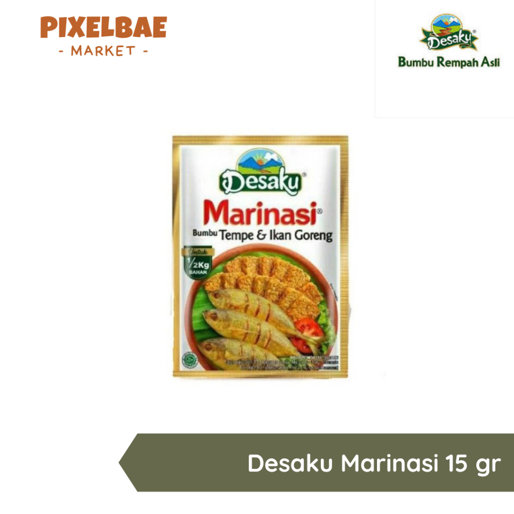 

DESAKU MARINASI IKAN DAN TEMPE GORENG 15 GR