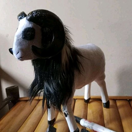 MURAH DAN COD MINIATURE FIGURE DOMBA ADU GARUT ASLI BONEKA DOMBA ADU