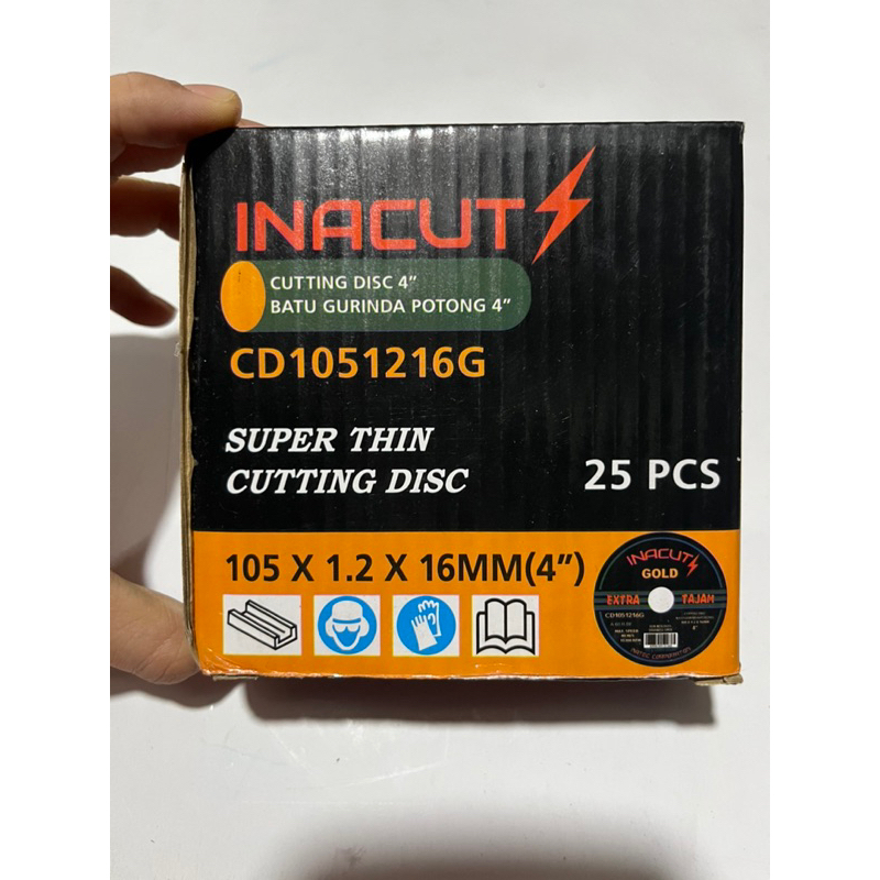 Mata Gerinda Potong Inacut Perkotak isi 25 PCS Mata Gerinda Potong Inatec