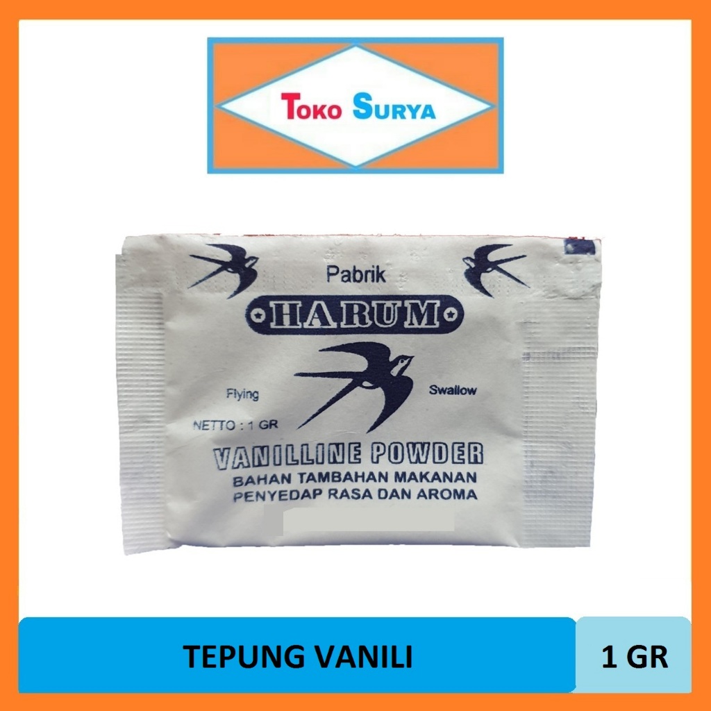 

Tepung Vanili Vanilline Powder Sachet 1 Gr