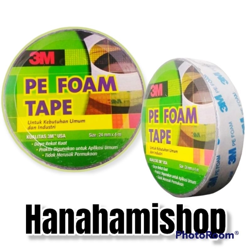 

3M Double Tape PE Foam 1600TG 24 mm Asli USA 1 Pcs