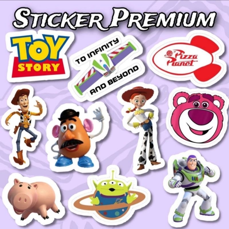 

Sticker Toys story Pack 10pcs Premium Waterproof