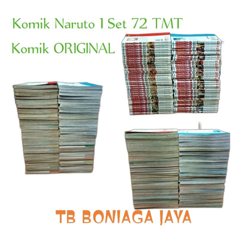 Komik Naruto 1 Set 72 Buku