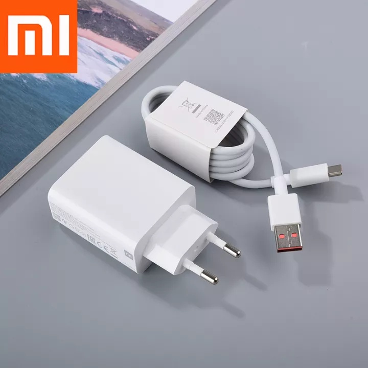 CHARGER Xiaomi Usb Type-C 33 Watt  Fast Charging MI TURBO CHARGE GARANSI Original 100% Compatible Fo