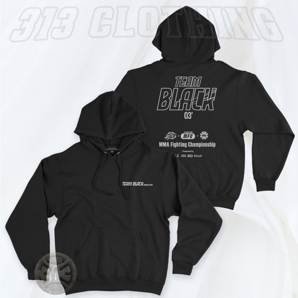 Jaket Team Black Jinx Outfit Manhwa Joo Jaekyung / Hoodie Team Black Jinx MMA Gym