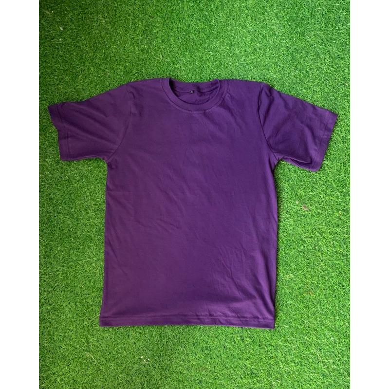 Kaos polos cotton combed 30s UNGU TUA