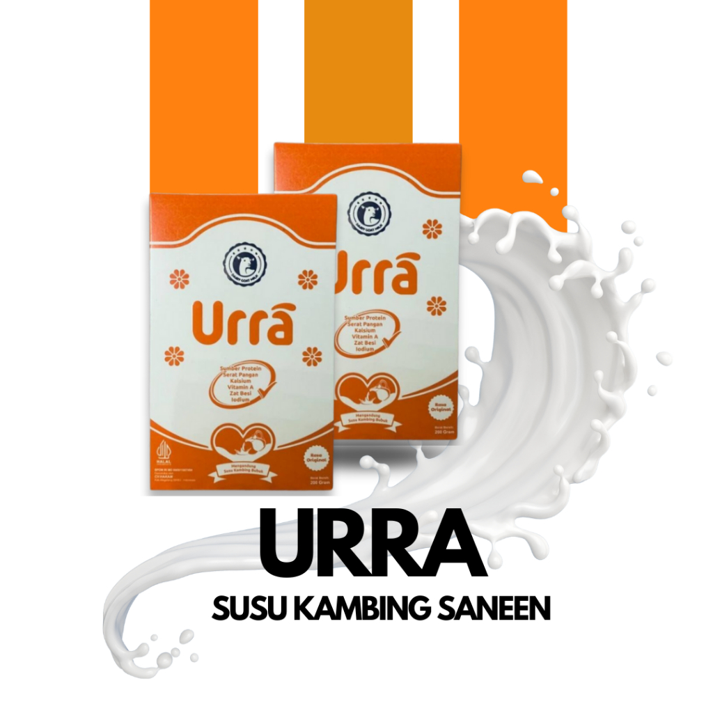 

URRA Susu Kambing Saneen Untuk Penambah Berat Badan & Tinggi Badan 2 Box