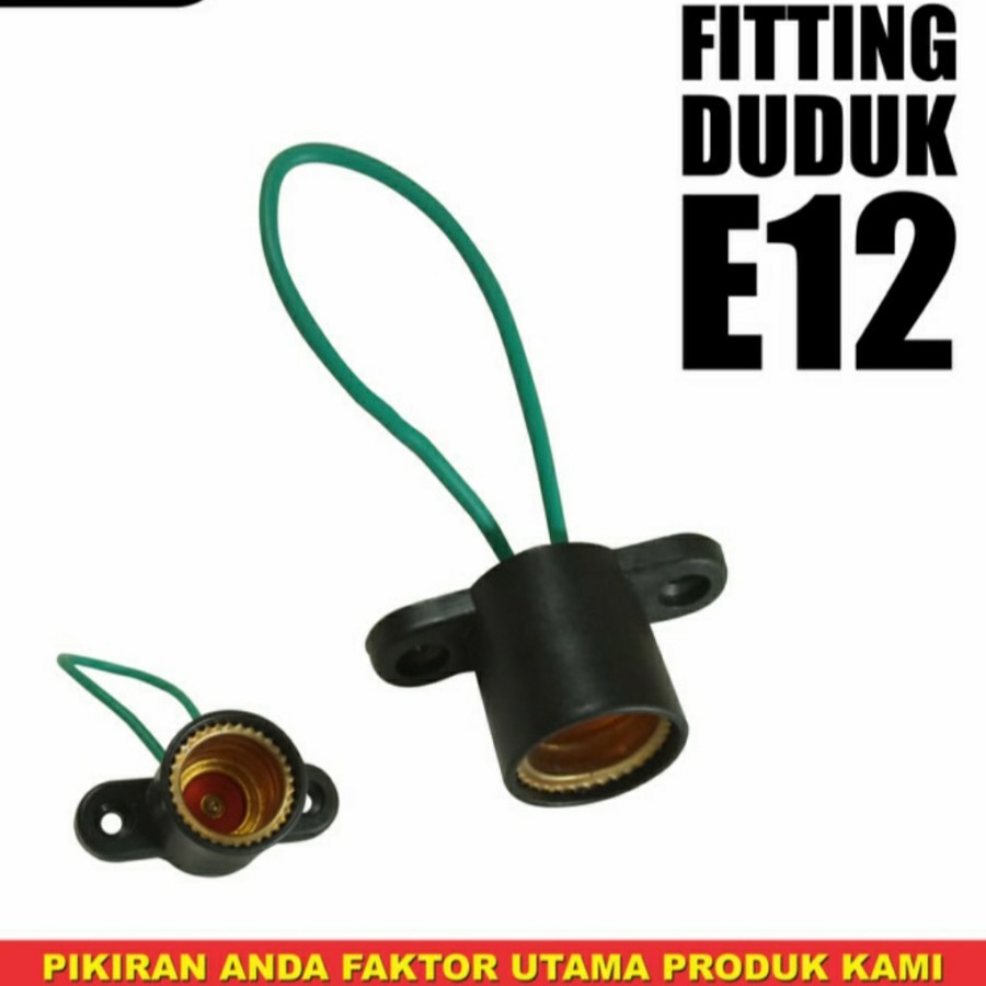 FITING E14 / E12 FITTING LAMPU HIAS FITING DUDUK LAMPU E12 DAN E14