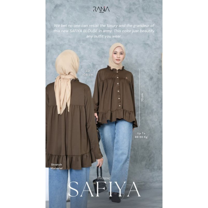 Safiya Blouse by ZR Fashion/ Rania Fashion