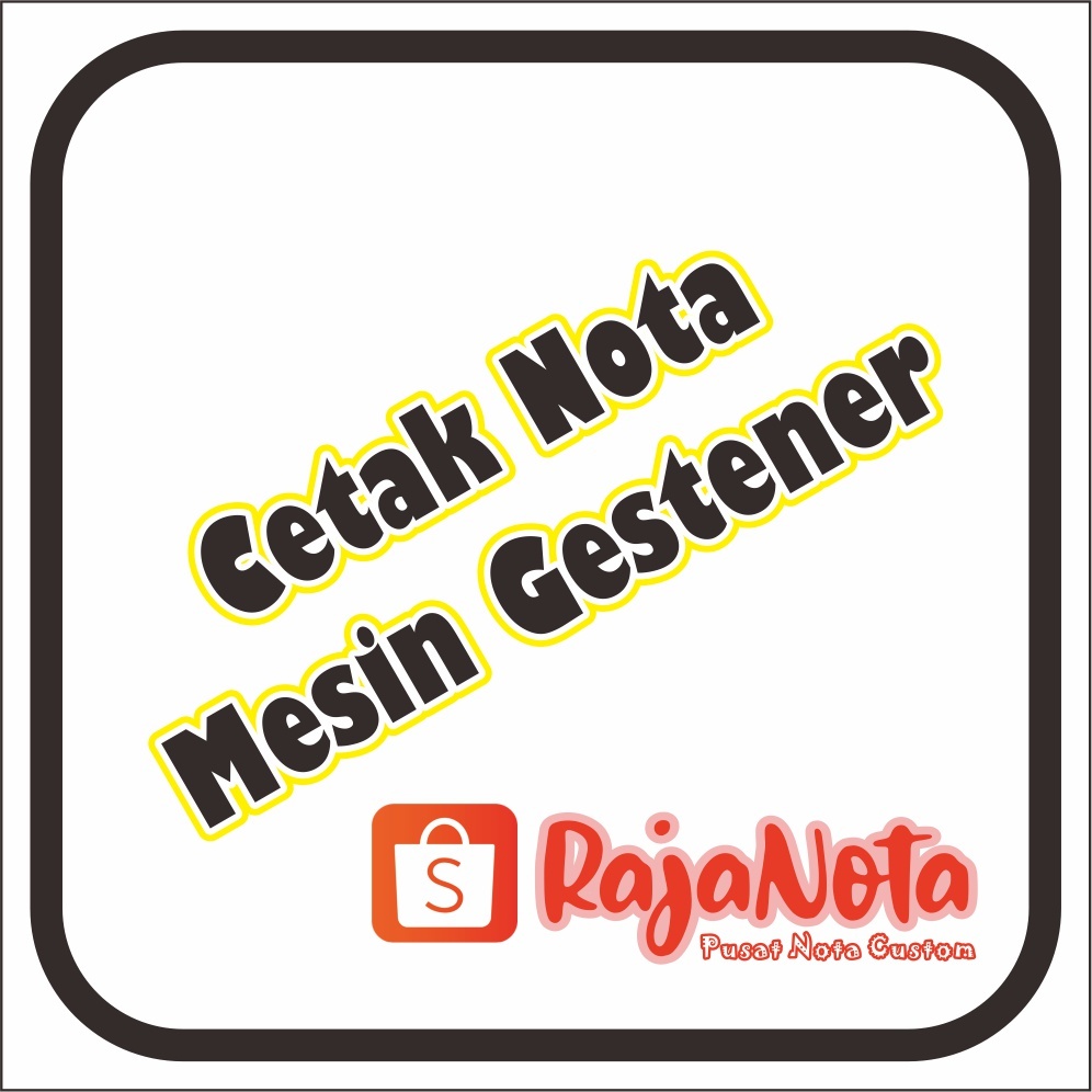 

Cetak Nota mesin GESTENER