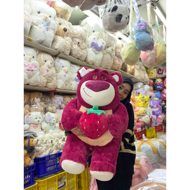 Boneka Lotso Strawberry Jumbo Besar