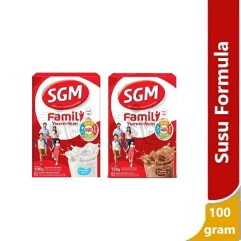 SGM FAMILY YUMMI-NUTRI 100gr (VANILA/COKLAT)
