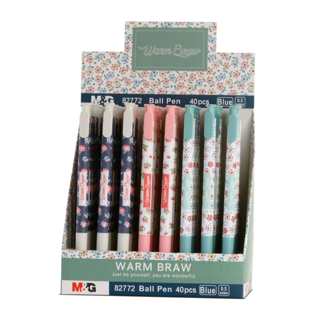

Pulpen M&G ABP82772 Retractable Ball Pen Blue Ink 0.5mm 12pcs