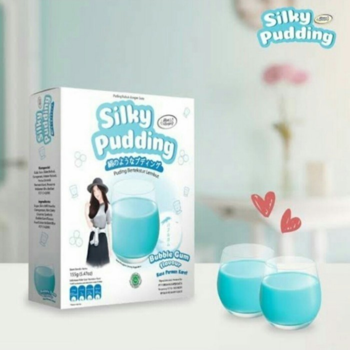 

MOM RECIPE SILKY PUDING BUBBLE GUM FLAVOUR 155GR, GAMPANG CARANYA