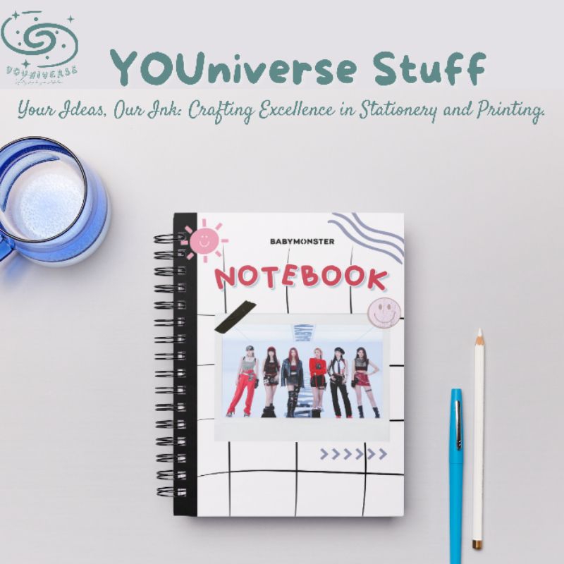 

Notebook Spiral A5 Notebook BABYMONSTER 'Batter Up'/Jurnal Book/K-Pop Notebook