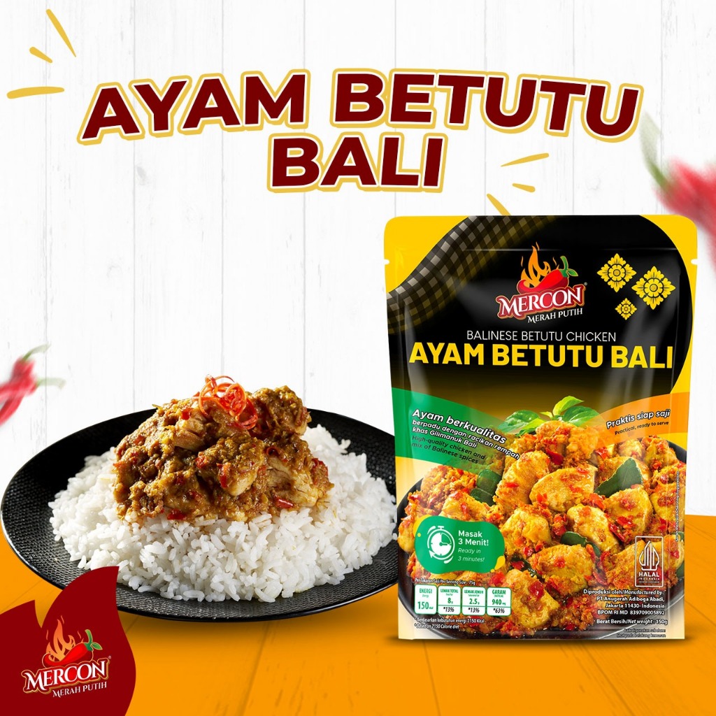 

Mercon Merah Putih - Ayam Betutu Bali