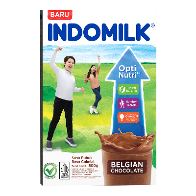 

INDOMILK SUSU BUBUK INSTAN COKELAT 800 GRAM/SUSU PERTUMBUHAN/ANAK/SUSU SEGAR