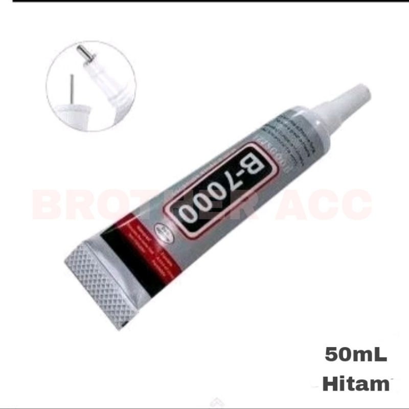 LEM TOUCHSREEN B7000 50ML HITAM / LEM LCD B7000 50ML HITAM