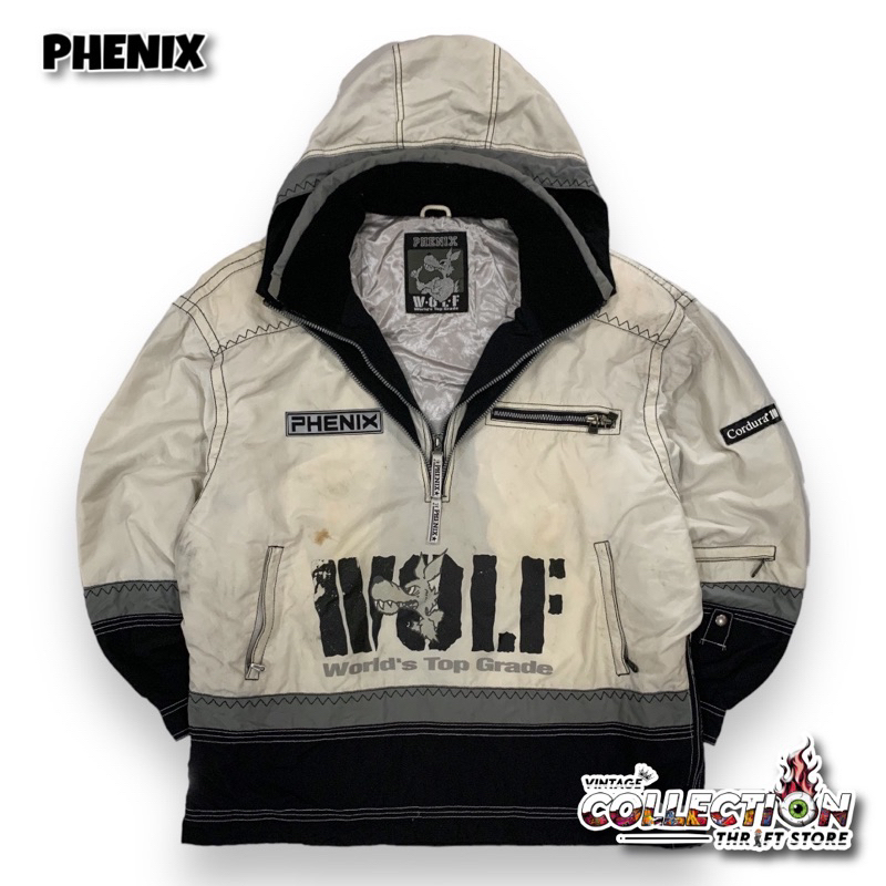 JAKET VINTAGE HALFZIP PHENIX WOLF WORLD’S TOP GRADE