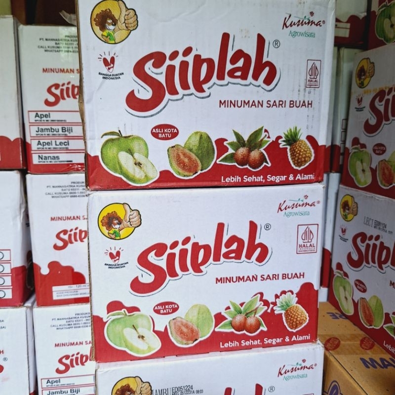 

Siiplah Kusuma, Minuman Sari Buah 1 Karton isi 32 pcs