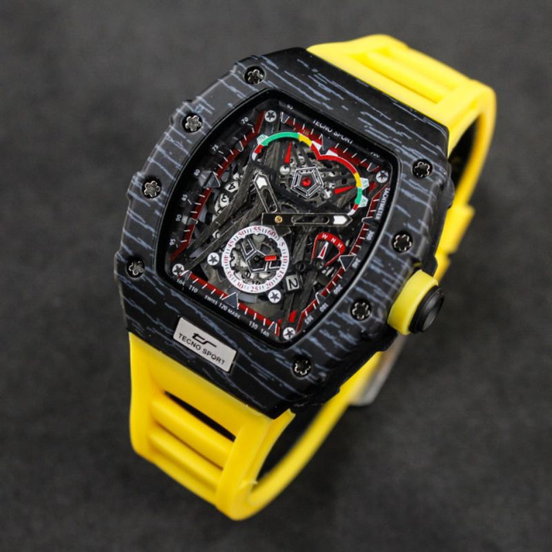 JAM TANGAN PRIA TECNO SPORT ORIGINAL MODEL RM50 MCLAREN EDITION WR