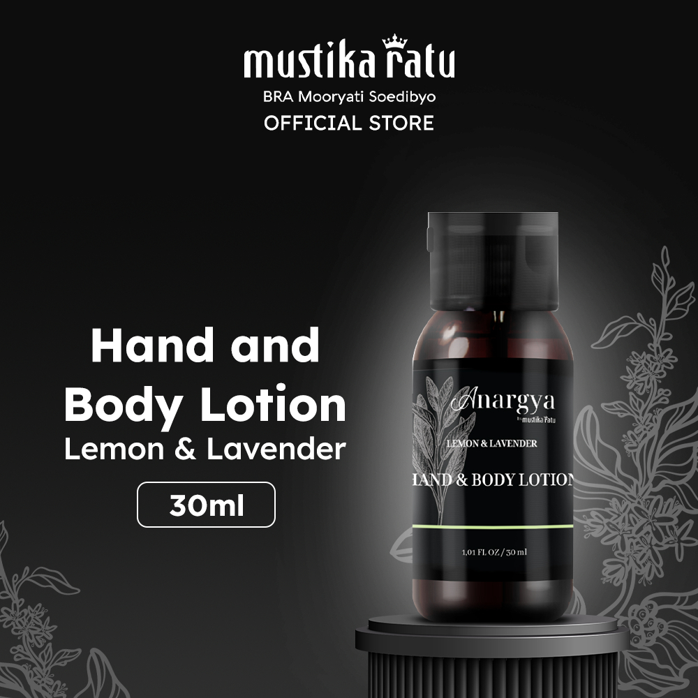 Anargya by Mustika Ratu Hand and Body Lotion Aroma Lemon & Lavender 30ml