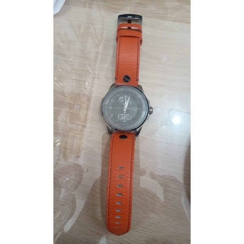 jam tangan pria Chris verra 23386G-26A original