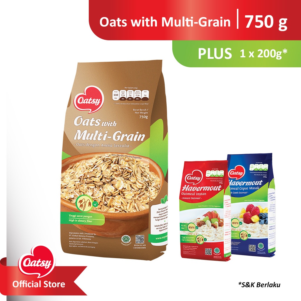 

OATSY Oats With Multi Grain 750gr ( Buy Big Get Small )