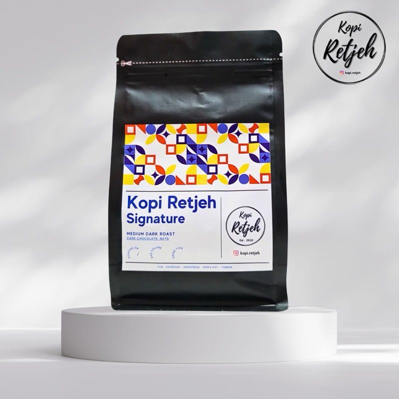 

Kopi Retjeh Signature (houseblend) 200gr | Grind size - FINE