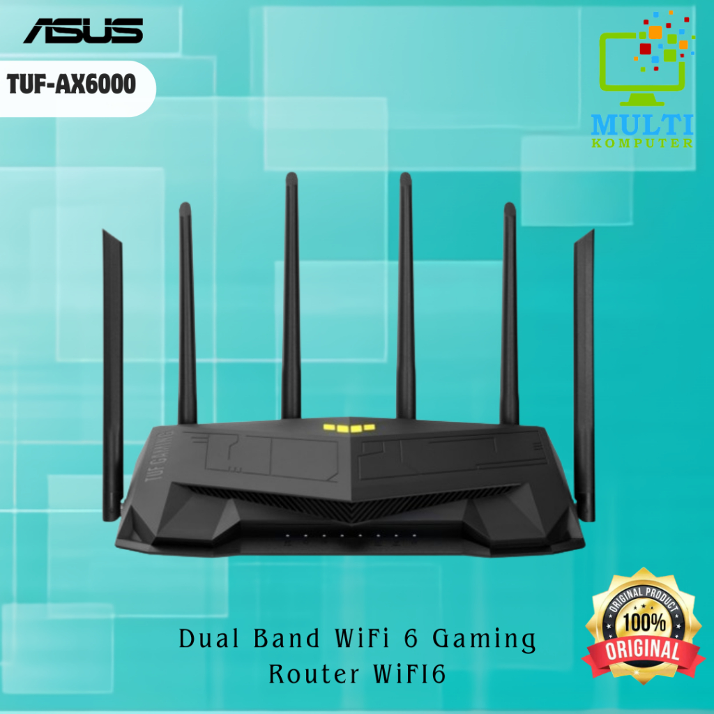 ASUS TUF-AX6000 TUF Gaming AX6000 Dual Band WiFi 6 Gaming Router WiFI6