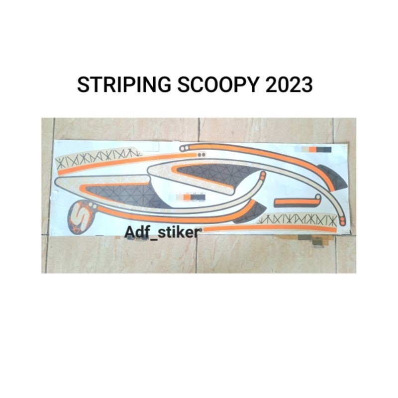 Striping motor scoopy 2023 / stiker motor scoopy 2023 honda scoopy 2023